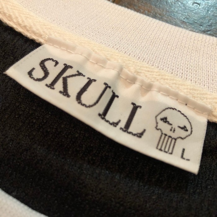 90s SKULL/Skull patch Tee/L/Korea製 | Vintage.City ヴィンテージ 古着