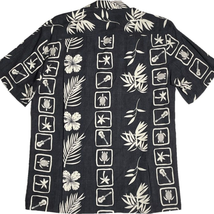 ハワイ製 TWO PALMS アロハシャツ チャコールグレー Sサイズ | Vintage.City ヴィンテージ 古着