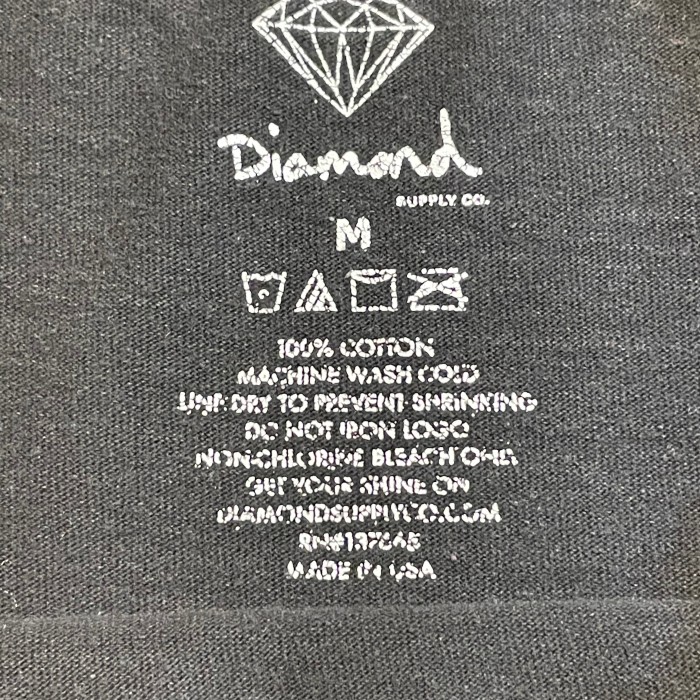 Diamond アニマル　ライオン　プリントTシャツ　Mサイズ　ブラック | Vintage.City ヴィンテージ 古着
