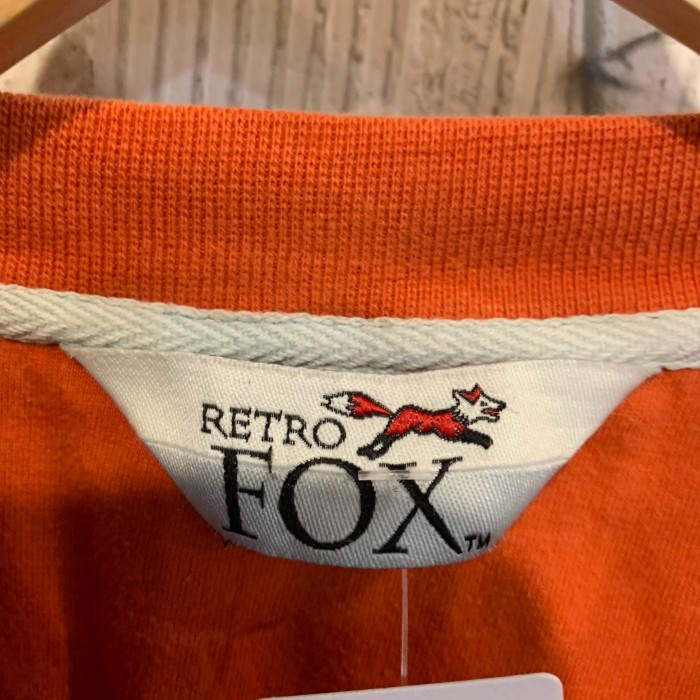 RETRO FOX one point long sleeve T-shirt | Vintage.City ヴィンテージ 古着