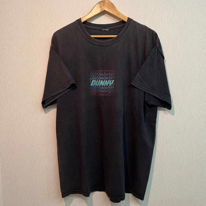 ダミー DUMMY ロゴプリント 半袖Tシャツ XL程 ブラック 黒 ThReY | Vintage.City ヴィンテージ 古着