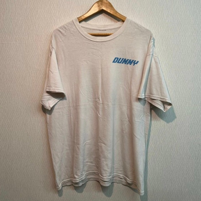 ダミー DUMMY ロゴプリント 半袖Tシャツ XL程 ホワイト 白 ThReY | Vintage.City ヴィンテージ 古着