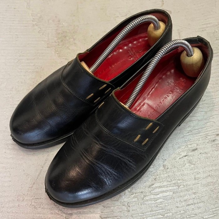 Y's レザーシューズ LL 24cm程 スリッポン 黒ブラック 靴 レディース | Vintage.City ヴィンテージ 古着