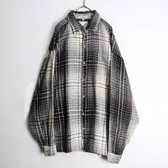"GOOUCH" check pattern cotton shirt | Vintage.City ヴィンテージ 古着
