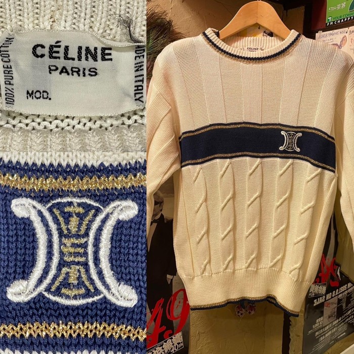80s made in italy #celine #ニット | Vintage.City 古着屋、古着コーデ情報を発信