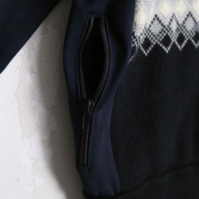 knit switching track jacket | Vintage.City ヴィンテージ 古着
