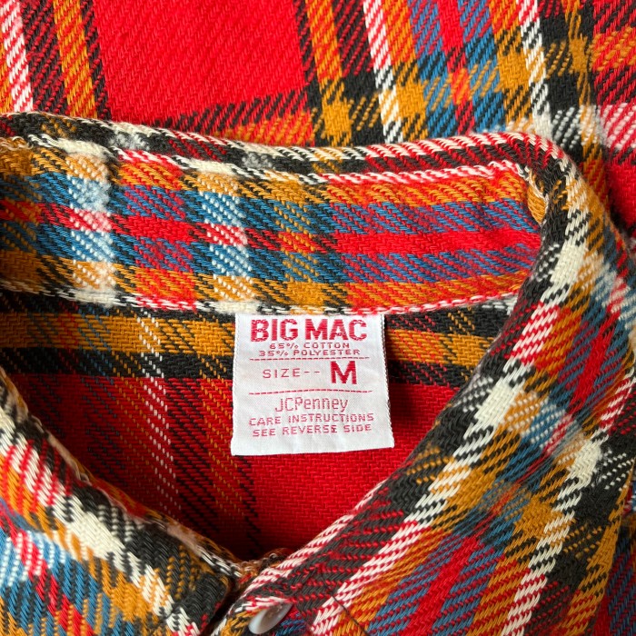 "BIG MAC"フランネルシャツ | Vintage.City ヴィンテージ 古着