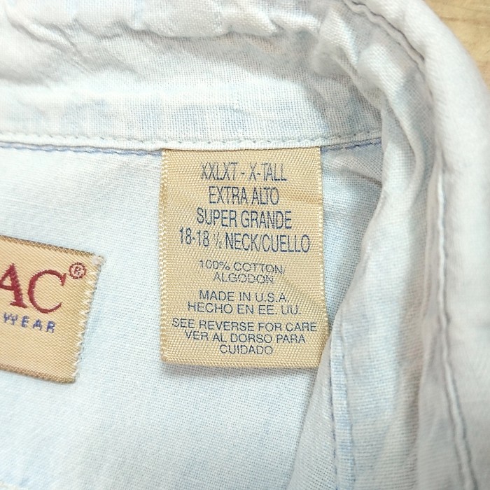 BIG MAC / Big size chambray shirt USA | Vintage.City ヴィンテージ 古着