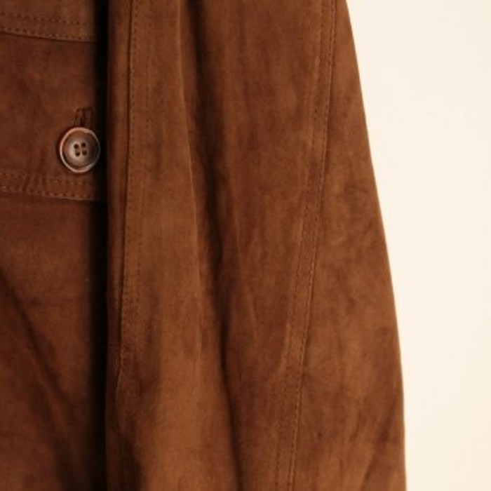 suede leather high neck blouson | Vintage.City ヴィンテージ 古着