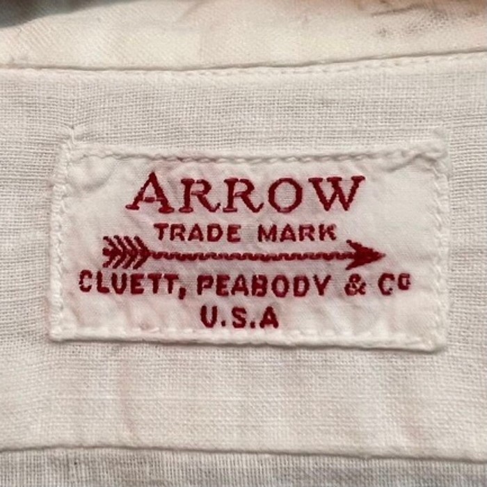 ARROW ビンテージ 30s USA製 長袖 ドレスシャツ 14 1/2 34 | Vintage.City ヴィンテージ 古着