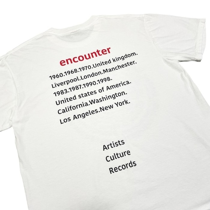 encounter original artists t shirt. | Vintage.City ヴィンテージ 古着