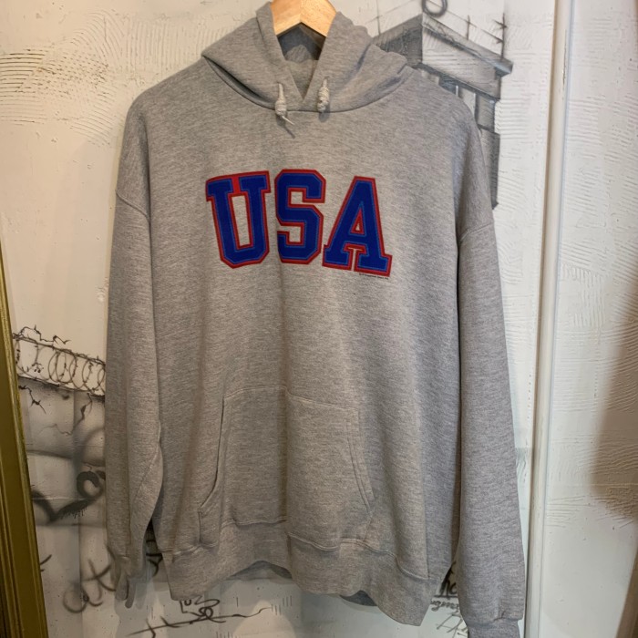 USA wappen sweat parka | Vintage.City ヴィンテージ 古着