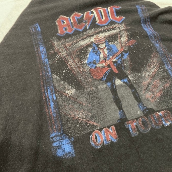 80s vintage AC/DC T- SHIRT made in PAKIS | Vintage.City ヴィンテージ 古着