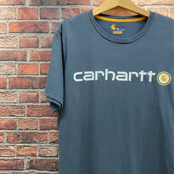 カーハート Carhartt ロゴ Tシャツ 半袖 ワーク ネイビー XL | Vintage.City ヴィンテージ 古着