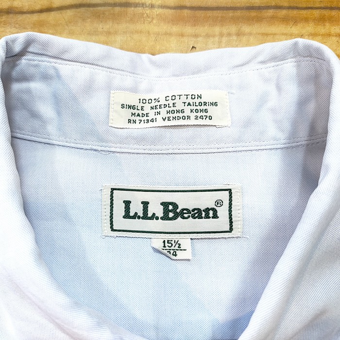 L.L.Bean / Oxford plain B.D shirt | Vintage.City ヴィンテージ 古着
