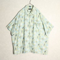 pale tone design loose silhouette shirt | Vintage.City ヴィンテージ 古着