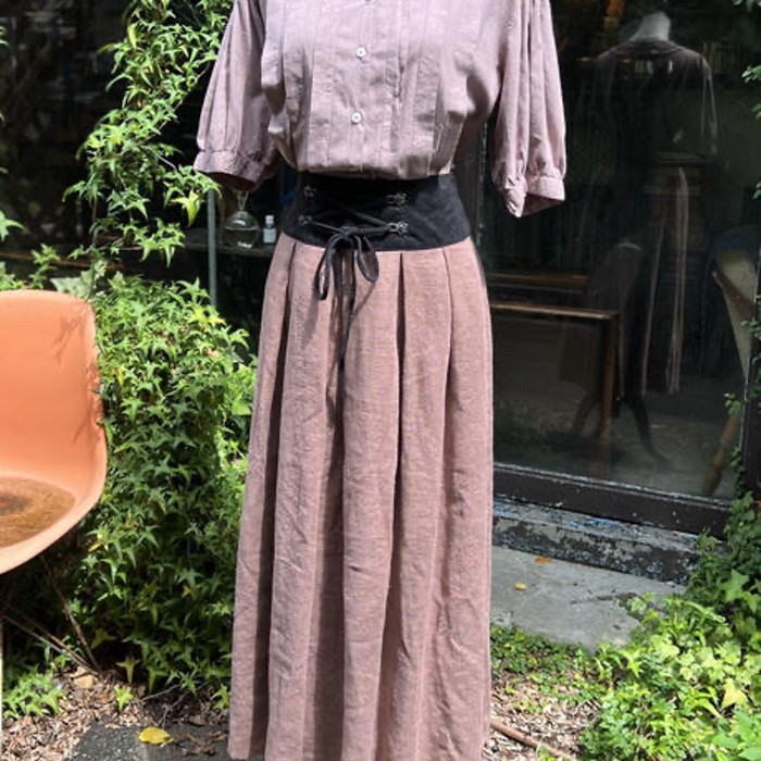 merlot Tyrol skirt | Vintage.City 古着屋、古着コーデ情報を発信