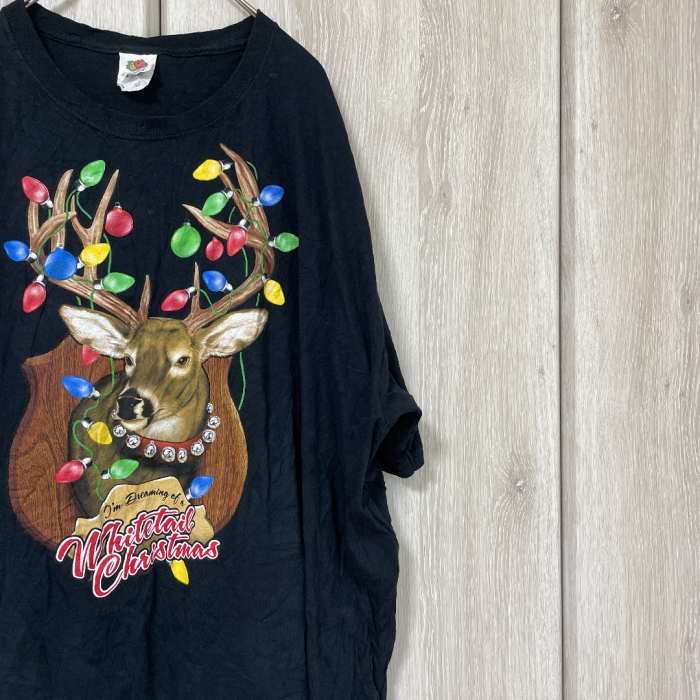 Tシャツ　フルーツオブザルーム　クリスマス　アニマル | Vintage.City 빈티지숍, 빈티지 코디 정보