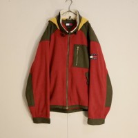 “TOMMY HILFIGER” red × khaki jacket | Vintage.City ヴィンテージ 古着