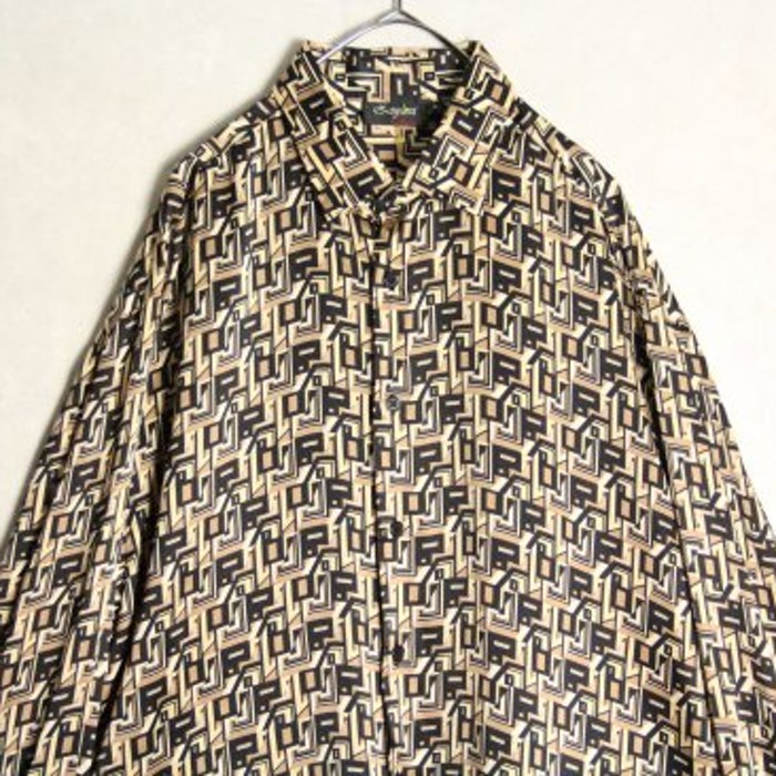 gorgeous pattern silk dress shirt | Vintage.City Vintage Shops, Vintage Fashion Trends