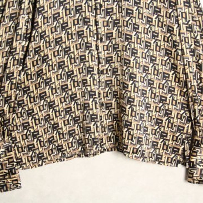 gorgeous pattern silk dress shirt | Vintage.City 빈티지숍, 빈티지 코디 정보