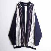 knit switch design stripe shirt | Vintage.City ヴィンテージ 古着