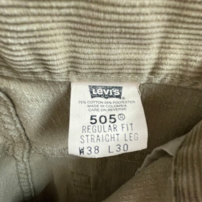 リーバイス 505 コーデュロイパンツ W38 L30 Levi’s | Vintage.City 古着屋、古着コーデ情報を発信