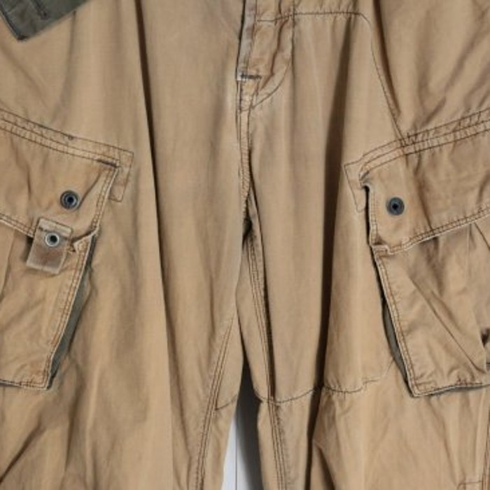“G-STAR RAW” beige × khaki cargo pants | Vintage.City 古着屋、古着コーデ情報を発信