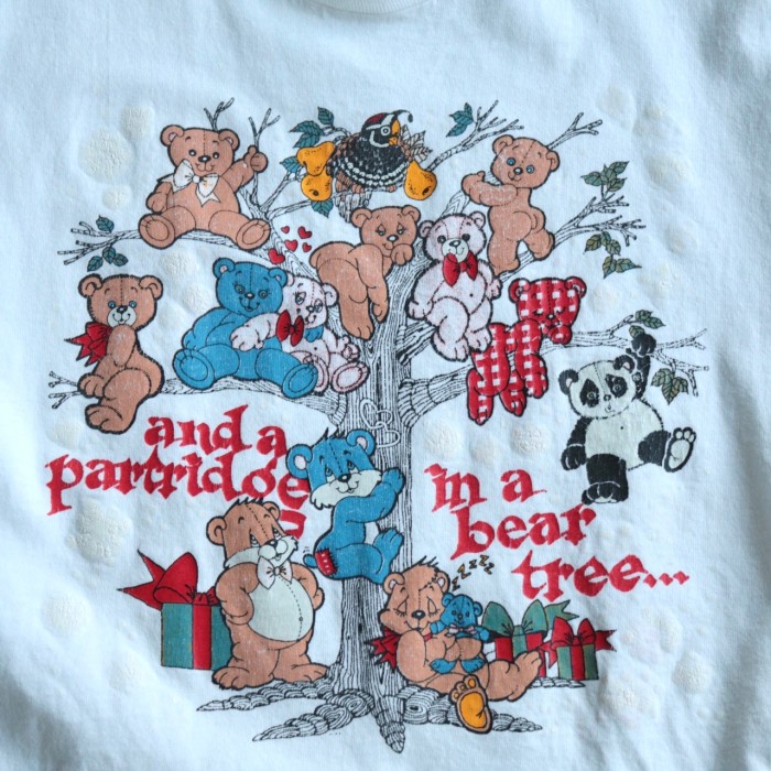 Vintage bear tree t shirt | Vintage.City 古着屋、古着コーデ情報を発信