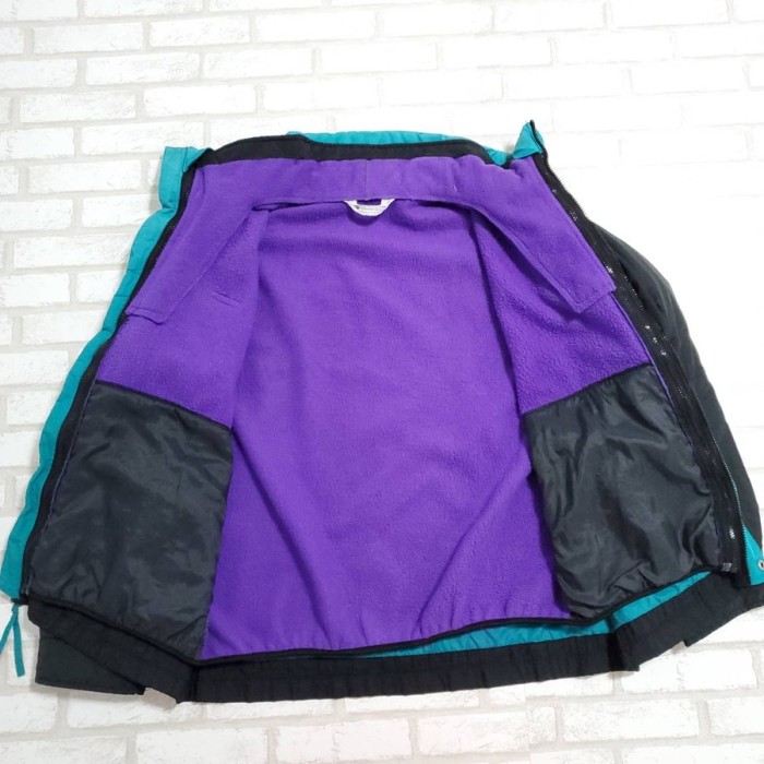 Columbia マウンテンジャケット　ナイロン100％　黒　紫　青 | Vintage.City 古着屋、古着コーデ情報を発信