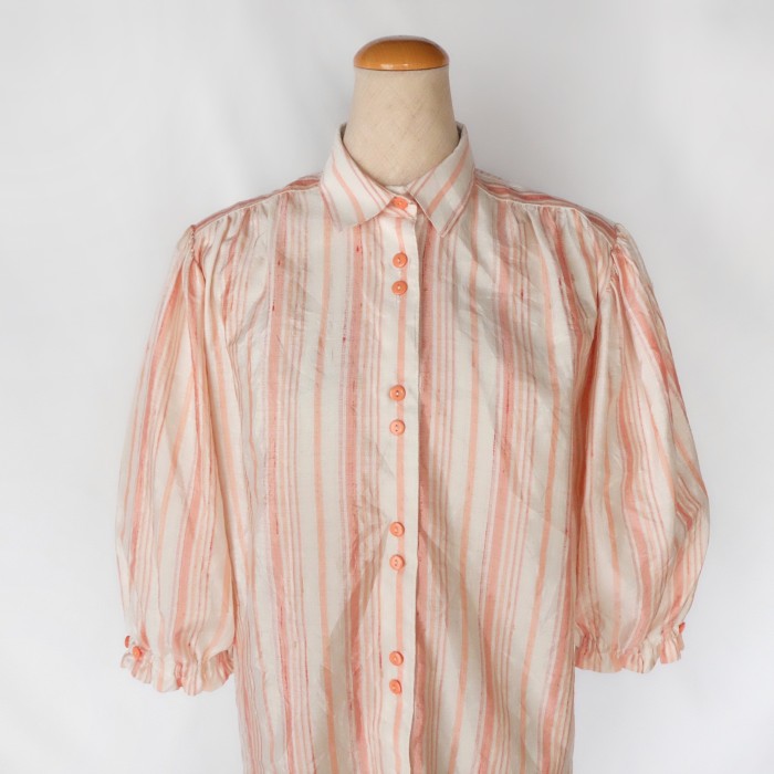 Made in W.Germany vintage striped blouse | Vintage.City 古着屋、古着コーデ情報を発信