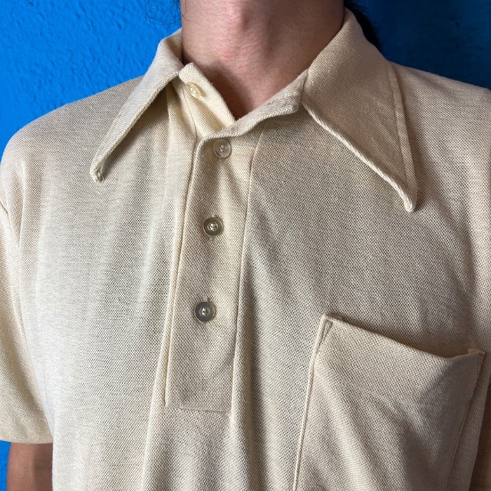 70s "K mart" beige Polo Shirt | Vintage.City Vintage Shops, Vintage Fashion Trends