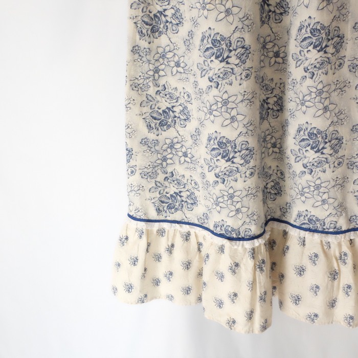 Made in france vintage floral skirt | Vintage.City 古着屋、古着コーデ情報を発信