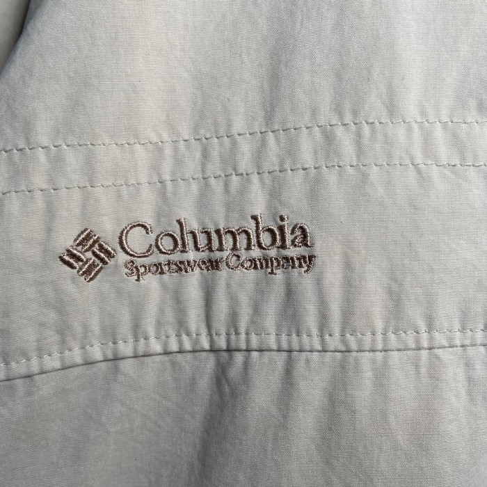 【古着ゆるダボXL〜2XL】コロンビア　刺繍ロゴ　スイングトップ　ベージュ | Vintage.City 古着屋、古着コーデ情報を発信