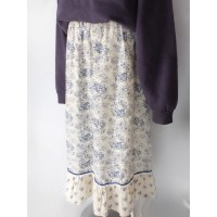 Made in france vintage floral skirt | Vintage.City 빈티지숍, 빈티지 코디 정보