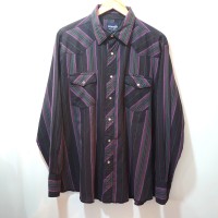 Wrangler stripe design western shirt | Vintage.City ヴィンテージ 古着