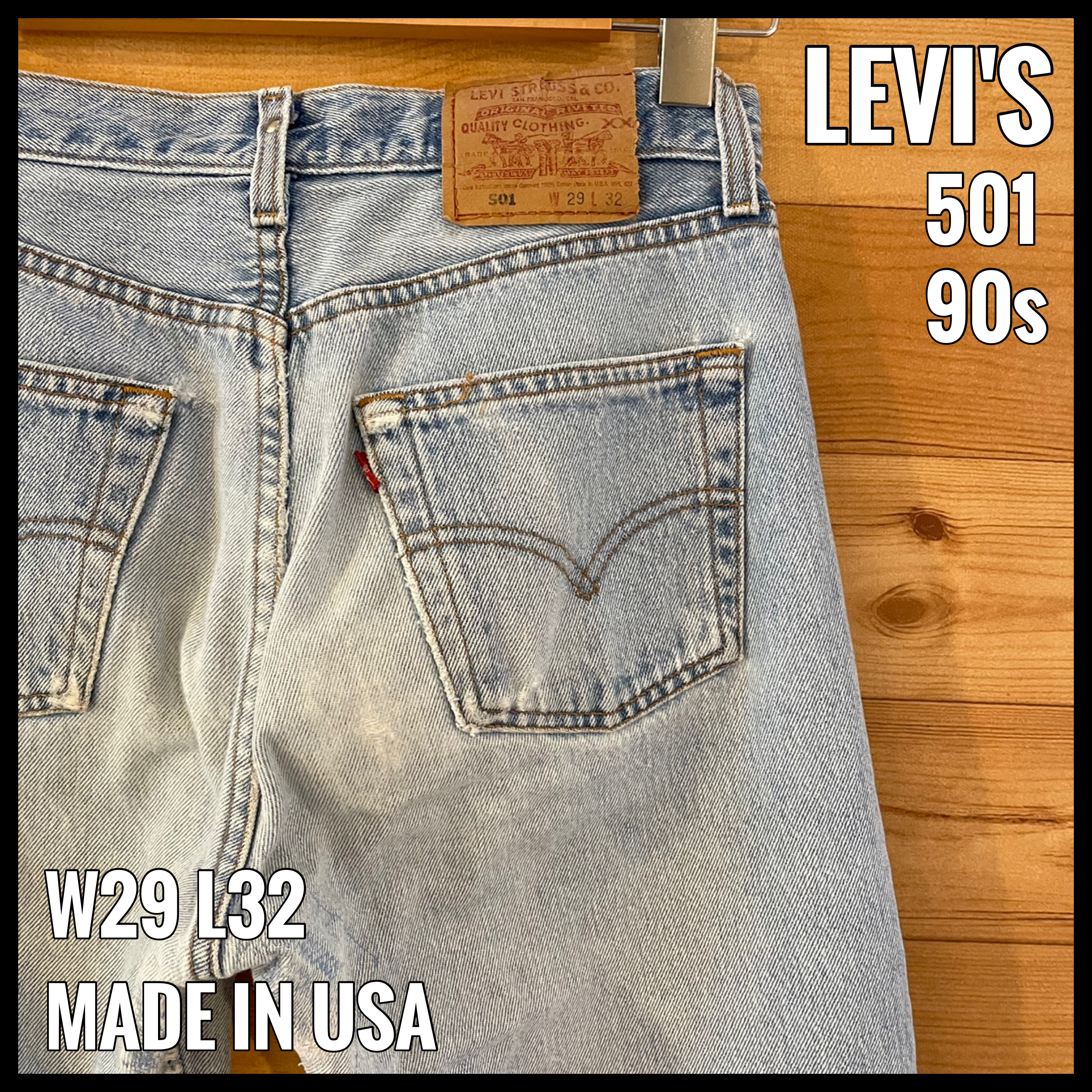 のいわゆる Levi's - 90's vintage Levi's 501XX アメリカ製 W32の通販 by rm07｜リーバイスならラクマ しては