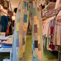 Remake quilting patchwork easy Pants | Vintage.City 古着屋、古着コーデ情報を発信