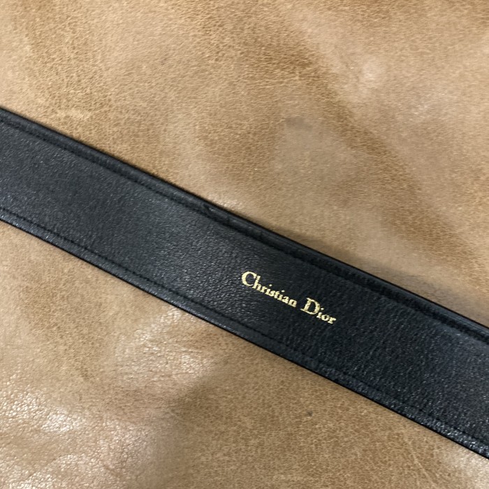 80s Christian Dior vintage leather belt | Vintage.City 古着屋、古着コーデ情報を発信