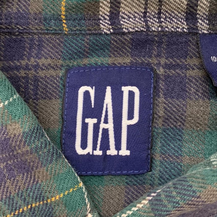 90'S GAP 旧タグ フランネル BDシャツ クレイジーパターン | Vintage.City 빈티지숍, 빈티지 코디 정보