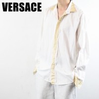 VERSACE ヴェルサーチ メンズ ドレスシャツ カッターシャツ ホワイト | Vintage.City 빈티지숍, 빈티지 코디 정보