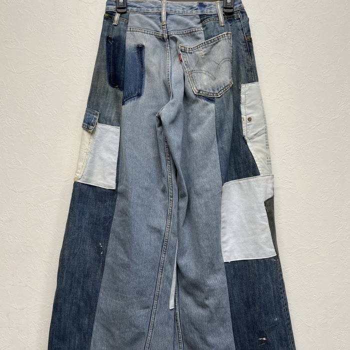 Remake Levi's Denim Hakama Pants | Vintage.City 빈티지숍, 빈티지 코디 정보