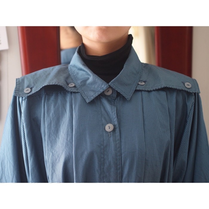 long coat / blue ロングコート 青 | Vintage.City 빈티지숍, 빈티지 코디 정보