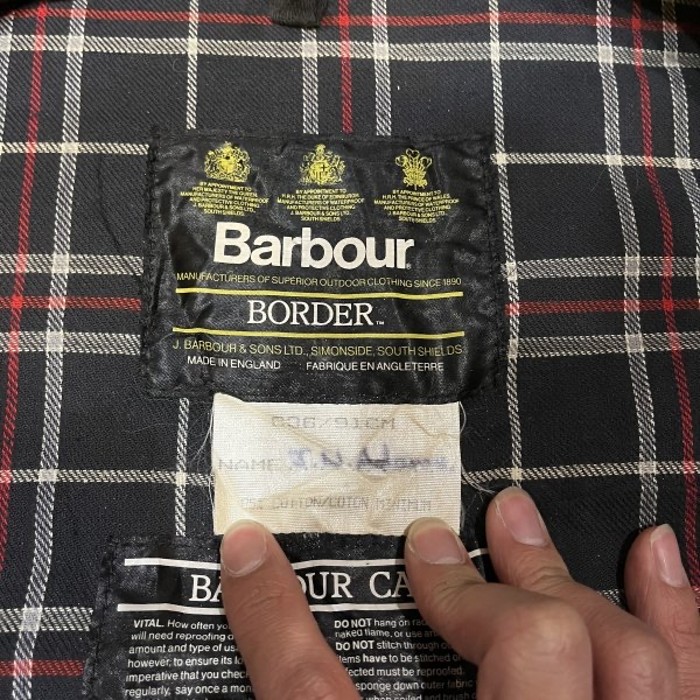 MADE IN ENGLAND 80's Barbour OiledJacket | Vintage.City 古着屋、古着コーデ情報を発信
