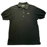Chemise Lacoste Polo Tee Black | Vintage.City ヴィンテージ 古着