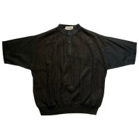 Tricots Pierre Cardin Summer Knit Black | Vintage.City 빈티지숍, 빈티지 코디 정보