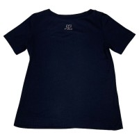 Courreges Glitter Logo Tee Navy | Vintage.City ヴィンテージ 古着