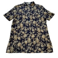 Burberrys Floral Shirt Navy / White | Vintage.City ヴィンテージ 古着
