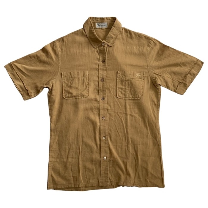 Burberrys Logo Shell Button Shirt Brown | Vintage.City Vintage Shops, Vintage Fashion Trends