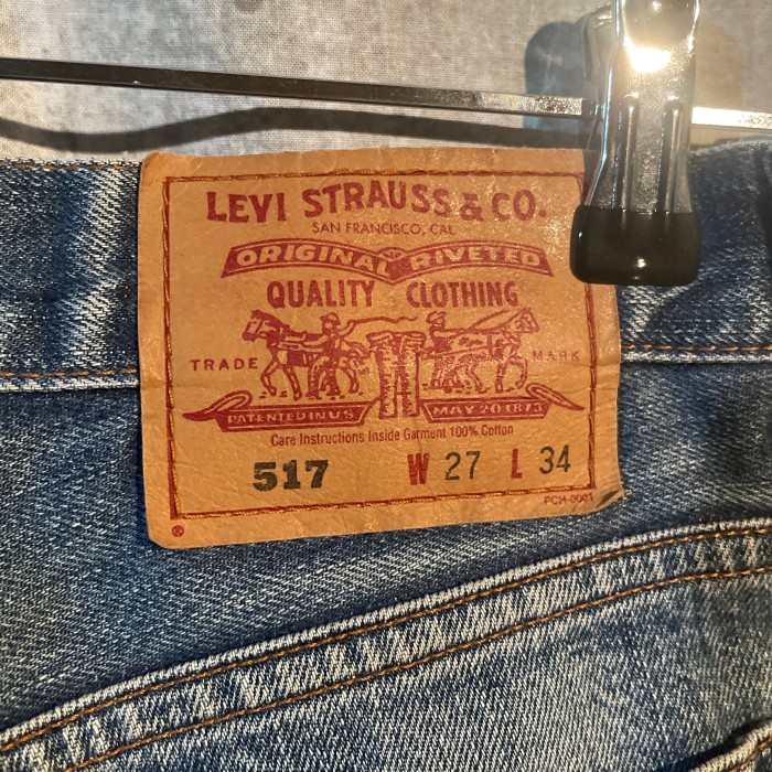 Levi's flare denim 517 | Vintage.City 古着屋、古着コーデ情報を発信
